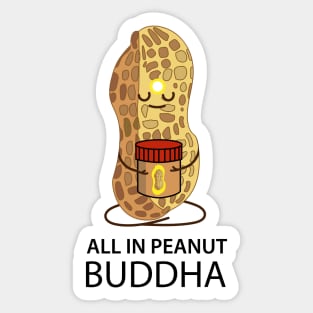 Peanut Butter Buddha Sticker